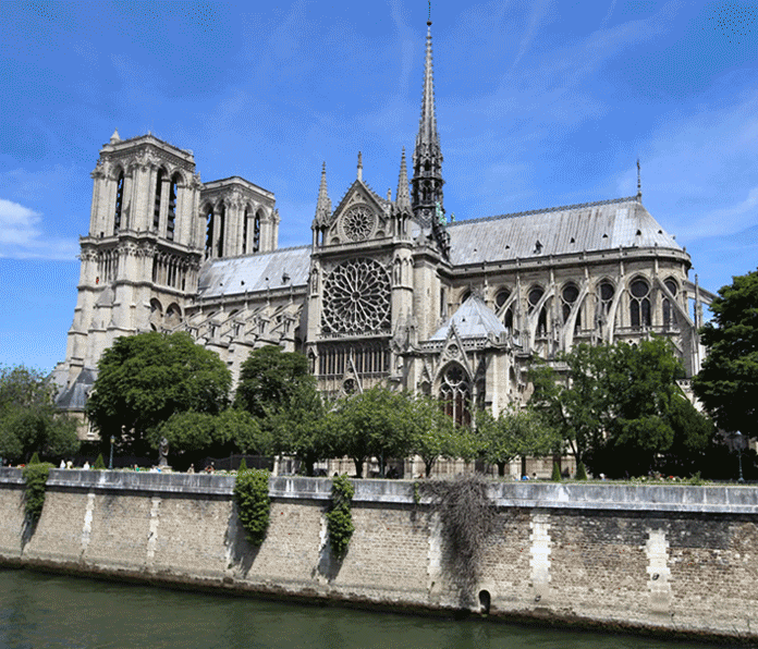 Konstrukcja budowy Notre Dame